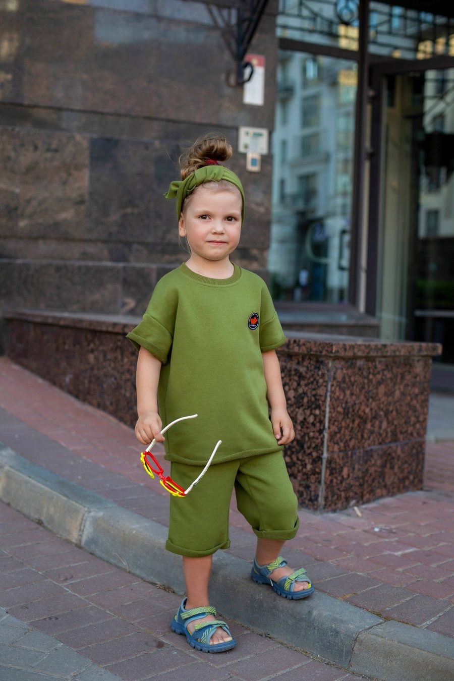 Костюм детский зелёный